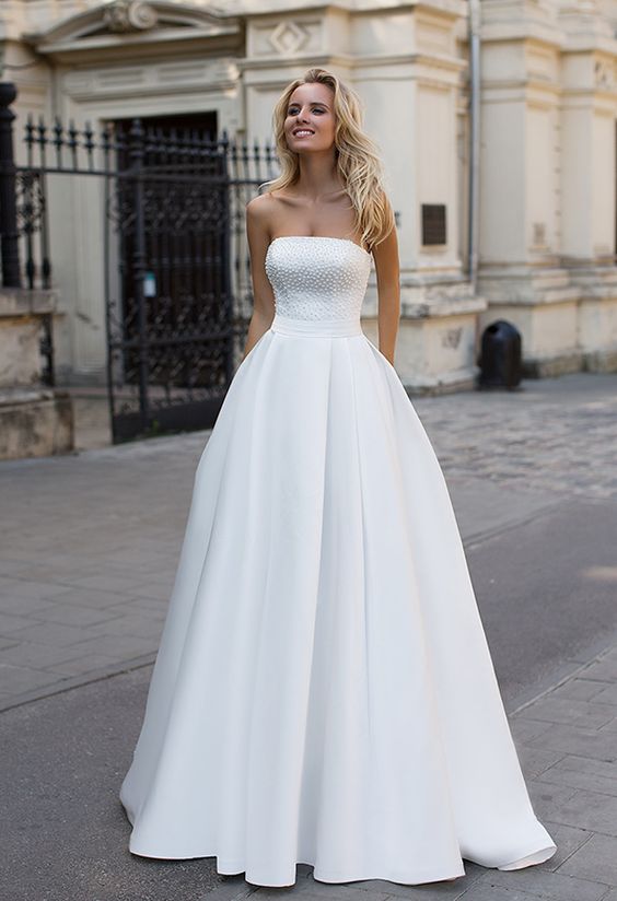 simple-strapless-white-a-line-zipper-up-a-line-princess-wedding-dress.jpg