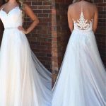 Elegant Tulle A-Line Wedding Gown with Court Train