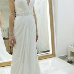 Halter Backless Court Train Beach Wedding DressChiffon