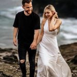 Sexy Ivory Halter Neck Beach Wedding Dress