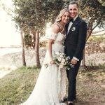 Long Sleeve Backless Lace Beach Wedding Dress