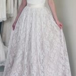 Strapless Sweetheart Lace Wedding Dress