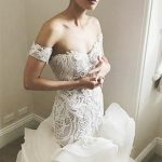 Stunning Off-the-Shoulder Mermaid Bridal Gown with Lace Appliques