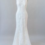 Exquisite Illusion Lace Mermaid Wedding Dress with Stunning Details