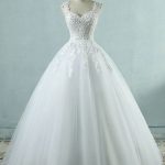 Lovely Sweetheart Lace-Up Tulle Ball Gown with Beading