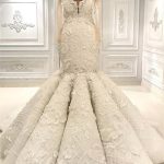 Ivory Mermaid Sweetheart Lace Bridal Gown for Stunning Weddings