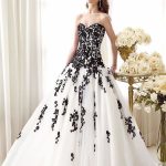 Romantic Blue Lace Flower Applique Off-the-Shoulder Wedding Dress with Tulle Cape