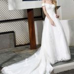 Gorgeous Off-Shoulder A-Line Lace Wedding Dress with Exquisite Details