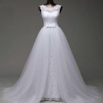 Mermaid Wedding Dresses with Elegant Bow Details and Tulle Fabric