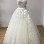 A-Line Tulle Wedding Dresses with Elegant Lace Details