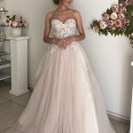 Sweetheart Tulle Lace Wedding DressesLong A-Line Silhouette