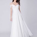 Elegant Lace Wedding Dresses with Off-the-Shoulder Neckline
