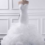 Tulle Wedding Dresses with Elegant Sweetheart Mermaid Silhouette