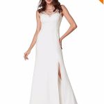 A-Line Backless Lace Wedding Dresses for Elegant Women's Fashion