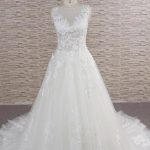 Stunning Tulle A-Line Wedding Dress with Eye-catching Details