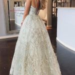 Backless Beach Wedding Dress with Floor Length and Spaghetti Straps Design