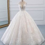 Beautiful Ball Gown Wedding Dresses with Glamorous Lace and Tulle