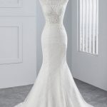 Gorgeous Tulle Appliques Lace Wedding DressGlamorous Long Mermaid Style