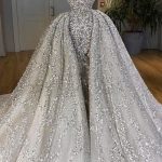 Exquisite Mermaid Ball Gown with Spaghetti Straps Sequins and Tulle for a Glittery Party Look