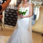 Beautiful Mermaid Tulle Wedding Dress with Spaghetti Straps and Appliques Lacea Gorgeous Style