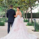Stunning Princess Pink Sweetheart Wedding Dress with Court Traina Gorgeous Style