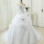 Beautiful Ruffles Wedding Dresses with Sweetheart Necklinea Gorgeous Style