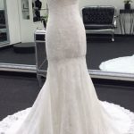 Exquisite Mermaid Wedding Dress with Illusion Cap Sleeves and Lace Details