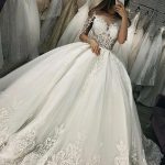Ball Gown with Sweetheart Neckline and Exquisite Lace Tulle Enhanced by Sleeves