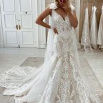 Sweetheart Backless Mermaid Lace Wedding Dress