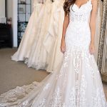 Sweetheart Mermaid Wedding Dress with Appliques Lace