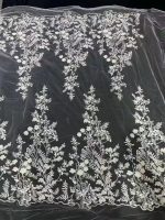 Sheer Skirt Mermaid Wedding Dress with Luxurious Lace Appliques - Image 3