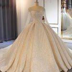 Lace Wedding Dresses with Sleeves Luxury Long Ball Gown Sweetheart