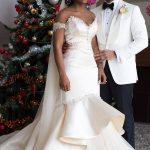 Sweetheart Charmeuse Beaded Mermaid Wedding Dress Floor Length