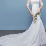 Trumpet Wedding Dresses with Off Shoulder Floor Length Lace Tulle Sleeveless Formal Plus Size Mermaid