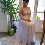 Modest Mermaid Wedding Dresses with Lace Appliques Long Sleeves