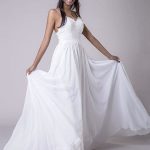 Modest Ball Gown Wedding Dresses with Beaded Sweetheart Neckline