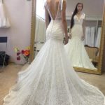 High Neck Lace Mermaid Sleeveless Wedding Dress New Arrival