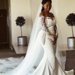 Crystal Princess Ball Gown Wedding Dress with Off The Shoulder Neckline and Sequin Accents