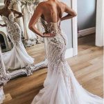 Sexy Sweetheart Mermaid Lace Wedding Dress
