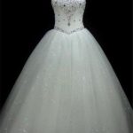 Halter Wedding Dresses with Sequin Ball Gown Sleeveless and Floor Length Beading Tulle