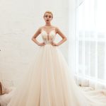 Beach Spaghetti Straps Ivory Ball Gown Wedding Dress Online Summber