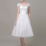 Wedding Dress Tulle A-line Knee-Length Bridal Dress Sweetheart