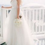 Graceful Ball Gown Sweetheart Neck Sleeveless Tulle Bridal Gown with Natural Waist Sash
