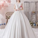 Enchanting Princess Silhouette Illusion Neckline Sleeveless Natural Waist Cathedral Train Bridal Gown