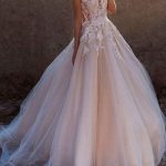 Timeless Princess Silhouette Jewel Neck Sleeveless Natural Waist Lace Soft Tulle Bridal Gown