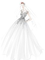 Timeless Princess Silhouette Jewel Neck Sleeveless Natural Waist Lace Soft Tulle Bridal Gown - Image 6