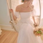 Timeless White Chiffon Strapless A-Line Wedding Dress with Long Length
