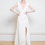 Stunning White Off-The-Shoulder A-Line Bridal Dress with Satin Fabric and Cut-Outs