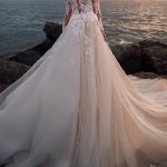 Enchanting Illusion Long Sleeve Bateau Lace Wedding Dress